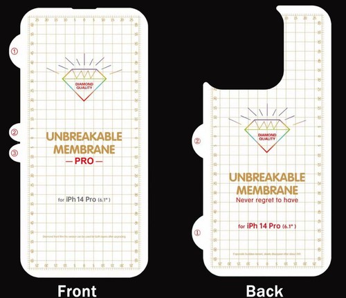 Für iPhone 15 Pro Max Plus Vordere Rückseite Hydrogel Displayschutzfolie Abdeckung - Bild 3 von 13