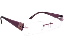 Silhouette Eyeglasses 7599 40 6056 Purple Rimless Frame Austria 51[]19 140