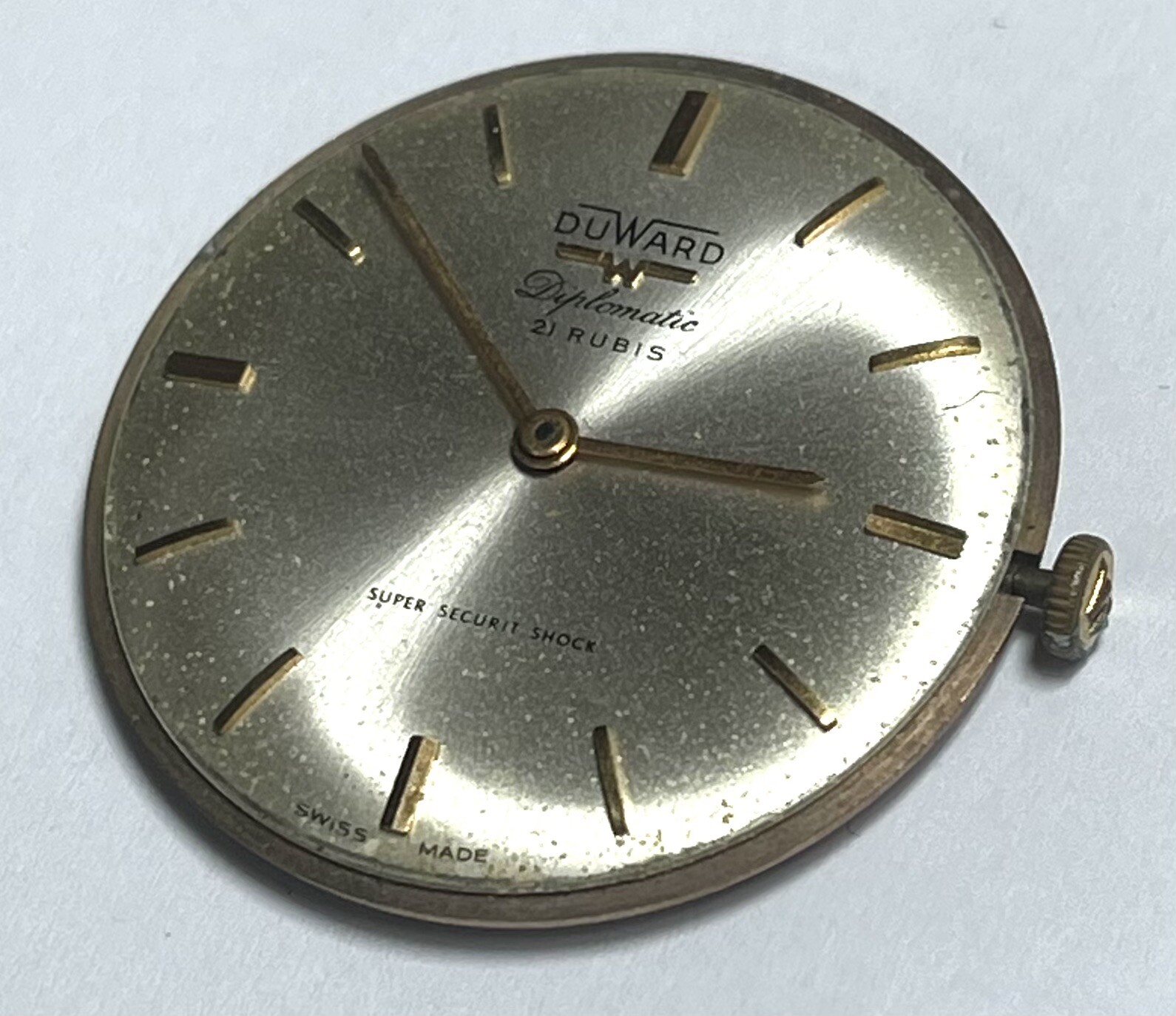 Movement PESEUX P 330 For Pieces Replacement Axle Of Steering Wheel Well