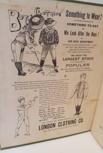Antique Home Dissertations Book H Jevne Grocer CA Advertise 1891 Household Skill - Picture 14 of 24