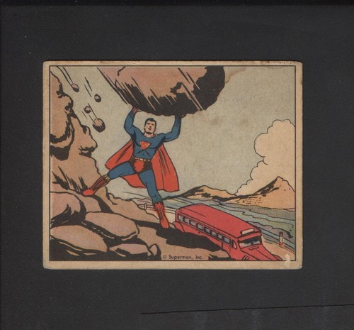 1940 Gum Inc Superman #33 The Avalanche — Raw