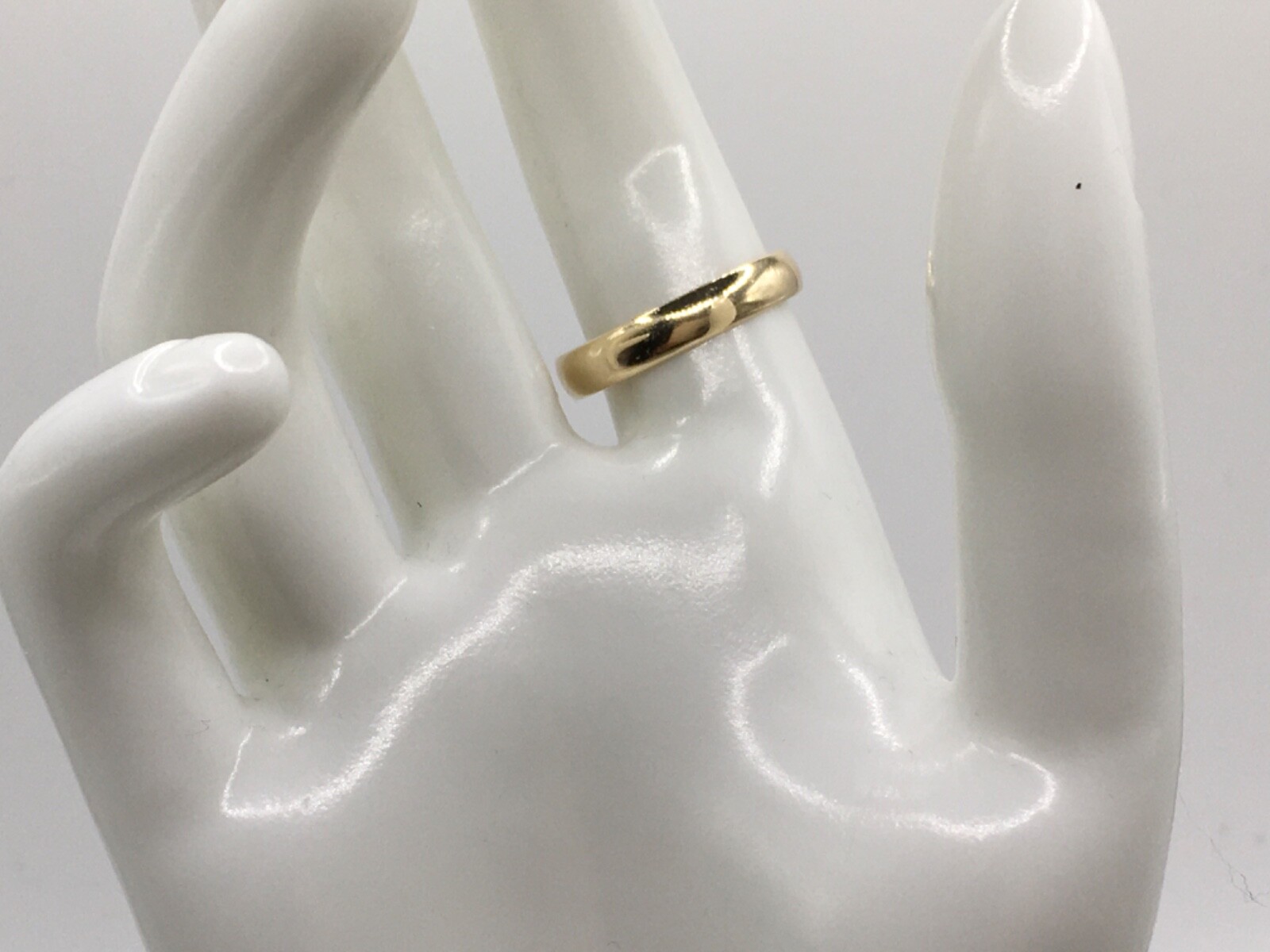 14k Yellow Gold Stackable Ring or Band Ring 3.64 … - image 3