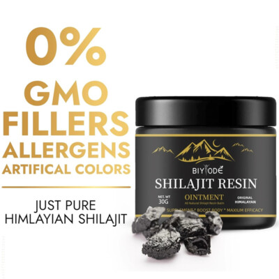 Pure Himalayan Shilajit|Soft Resin Extremely Potent, Fulvic Acid Immune Support