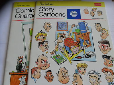 2x Comic - How To Draw - Story Cartoons + Comic Characters (nr. 23 + 24)