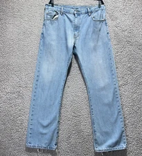 Levi’s 517 Bootcut Jeans 36x31 Distressed Western Cowboy Regular Fit Y2K Style