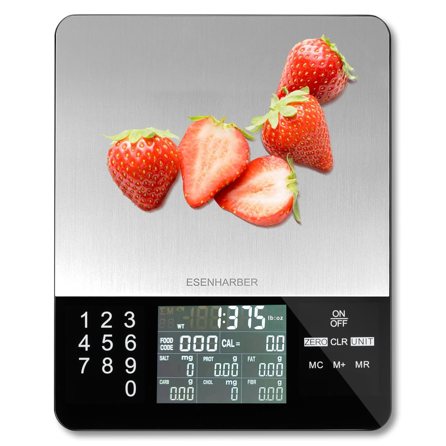 Food Scale with Nutritional Calculator Digital Nutrition Calorie for Meal Prep