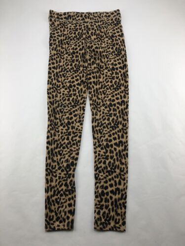 PINK By Victoria Secret Size XS Leopard Print Leggings Embroidr’d Gold Dog  Logo