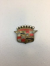Vintage Original Cadillac Emblem Badge Center Ornament Car Parts 1950s