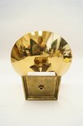 Vintage Brass & Marble Buffet Set Bowl w/ Matching Candle Stick Holders Ormolu — photo 6