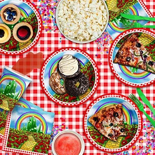 Juego de suministros de fiesta temáticos del Mago de Oz para 16 celebraciones de cumpleaños para niños Foto 2 de 4