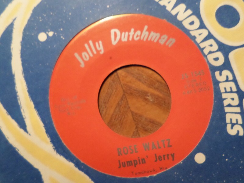 CUCA 45 RECORD J1545 /JUMPIN' JERRY/HONEY WALTZ/ ROSE WALTZ/ VG+/ EX
