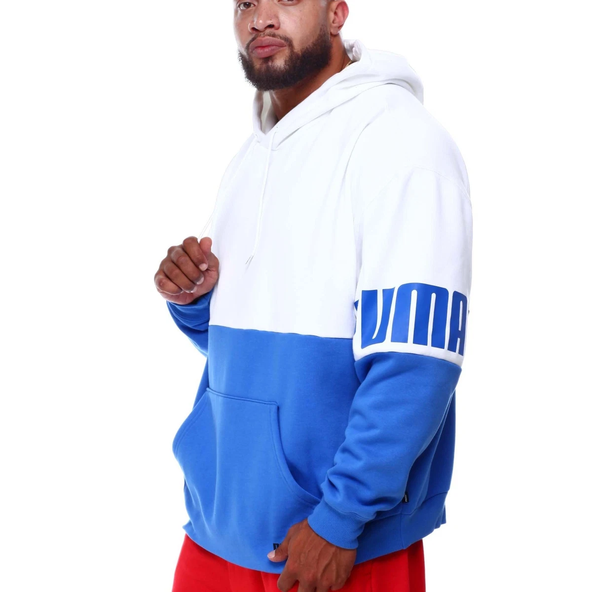 Puma sales blue hoodie