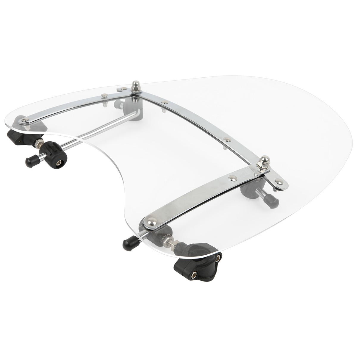 Clear Windshield For Harley Dyna, Softail, Sportster 883 & 1200 | POMT Brand
