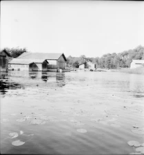 PARENTIS EN BORN c. 1935 - Cabanes Landes - 2 negatives 6 x 6 - NAQ 87