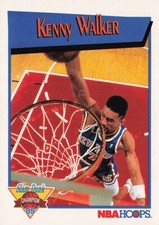 Kenny Walker Slam Dunk Champion NBA Hoops 1991 Basketball Card #V
