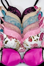 EXTREME DOUBLE PUSH UP Add 2 Cup Sizes Push Up Bra Padded FREE RETURN 1,3,6pc 13