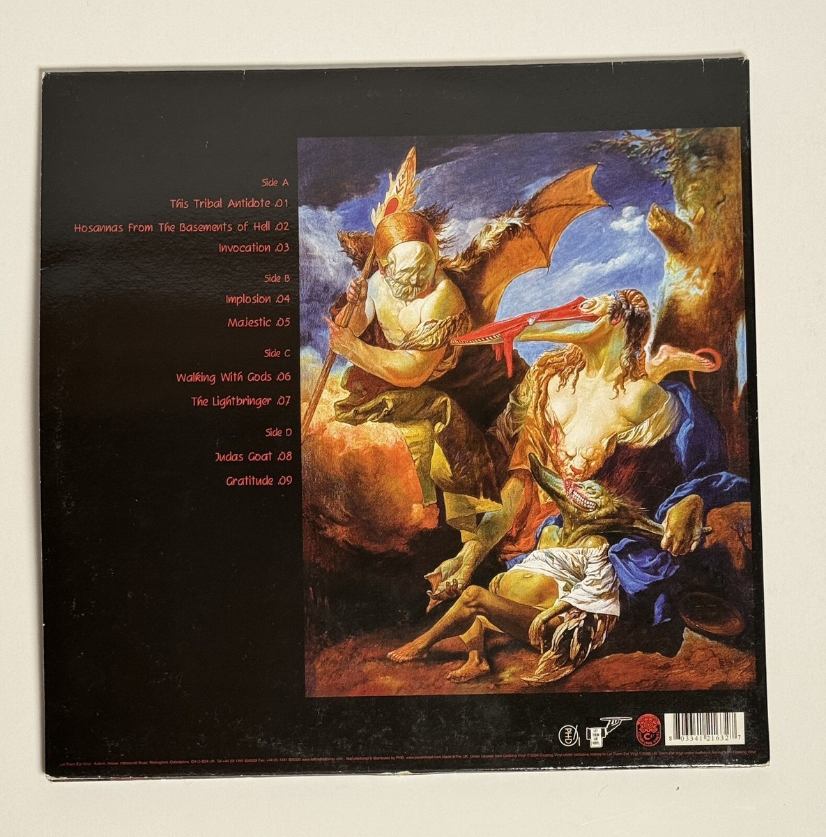 英2LP Killing Joke Hosannas From The Basements Of Hell COOKLP346X Cooking Vinyl 未開封 /00520 Killing Joke – Hosannas From The Basements Of Hell – CD