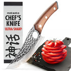 MATSATO® | Japanese Steel Chef Knife for Cutting, Cooking, Chopping & Camping