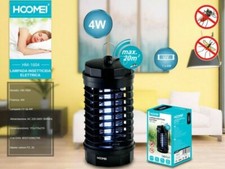 Elektrische UV Insektizid Lampe Anti Fliegen M&uuml;cken und Insekten 4W 20M2 HM-1604