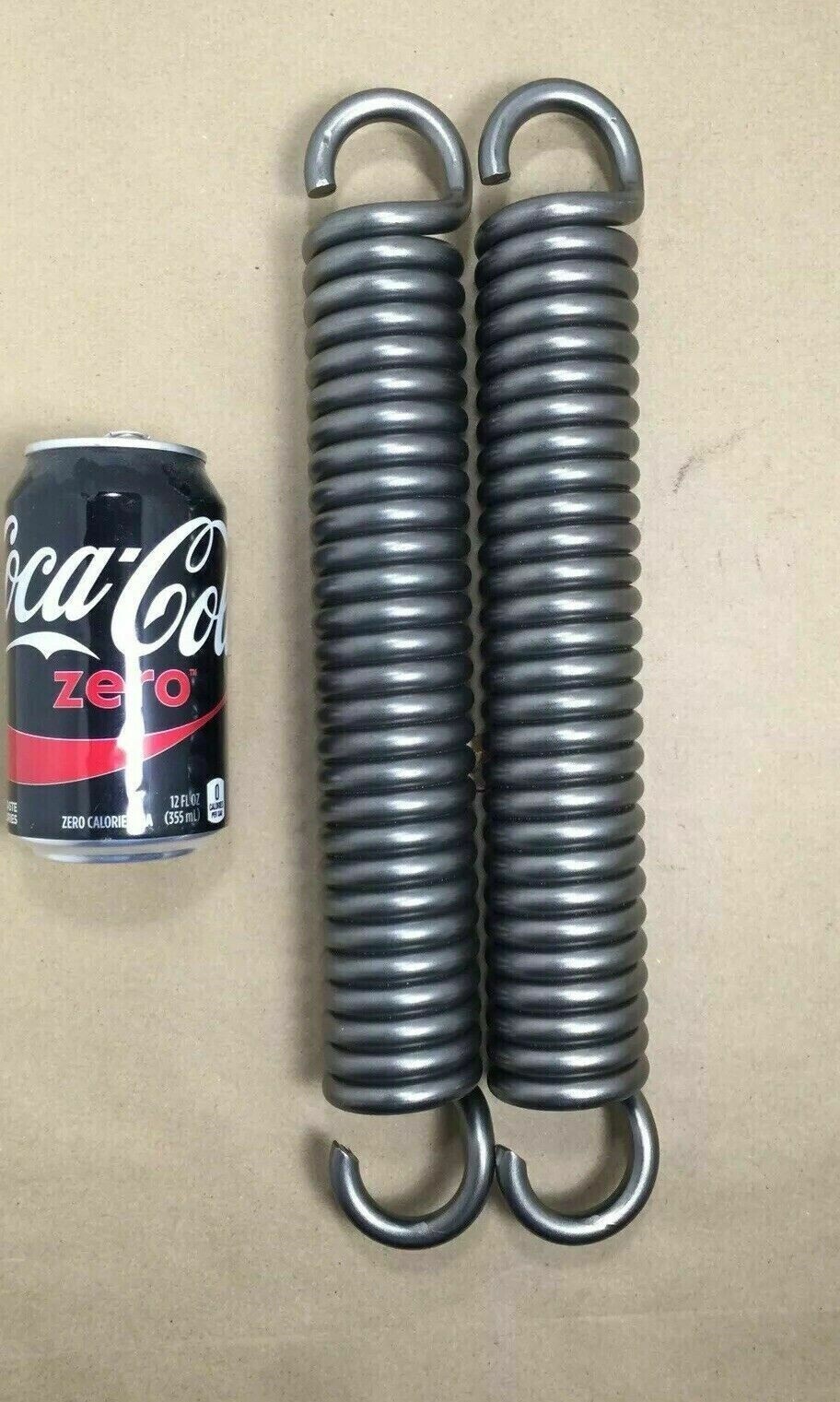 Heavy Duty Extension Spring 0.375" Wire x 2.00" OD x 6" L SET of 4