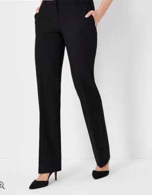 ladies black dress pants BANETTETA Black Women's Dress Pants Business Slacks (Black Regular XL) at Amazon Women's Clothing store