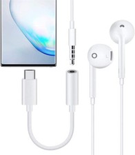 3 Pack USB C to 3.5mm Headphone Jack Adapter, Hi-Fi DAC Audio White