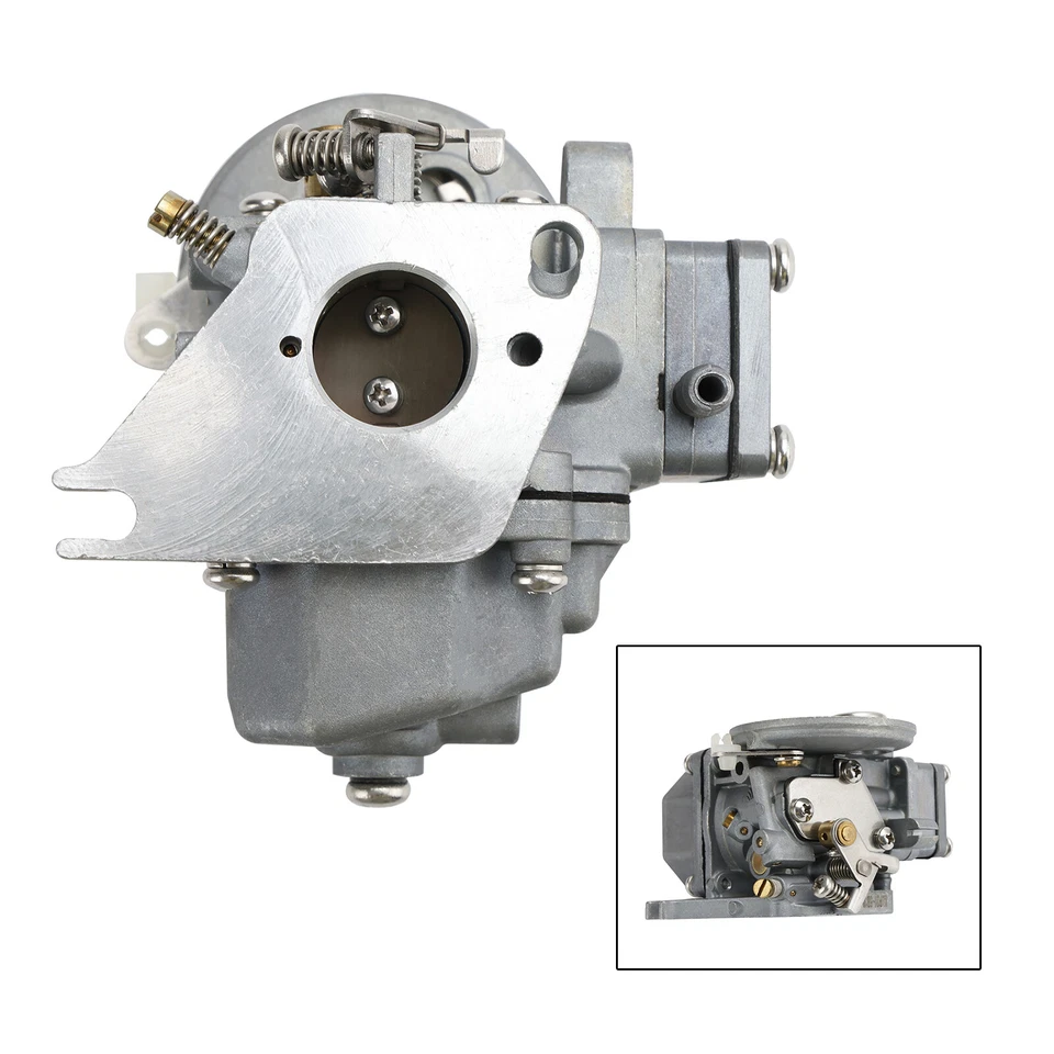 Outboard Engine Carburetor Carb fit for Yamaha 2 Stroke 4HP 5HP 6E0-14301-05 - Image 4 of 4