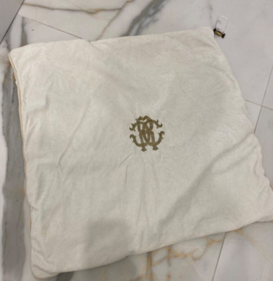 Roberto Cavalli white baby blanket