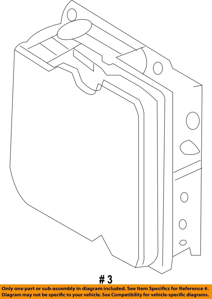 Bomba de freio 2012 Chevrolet Caprice Police fabricante de equipamento original ABS antibloqueio - Imagem 4 de 4