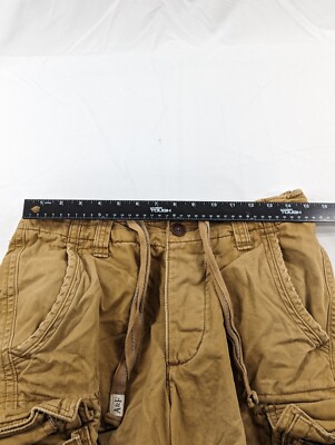 Vtg Abercrombie & Fitch Heavy Cargo Troop Shorts Mens 90s