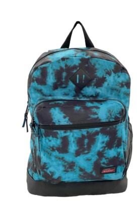 Genuine Dickies Unisex Varsity Laptop Backpack Blue Tie Dye 