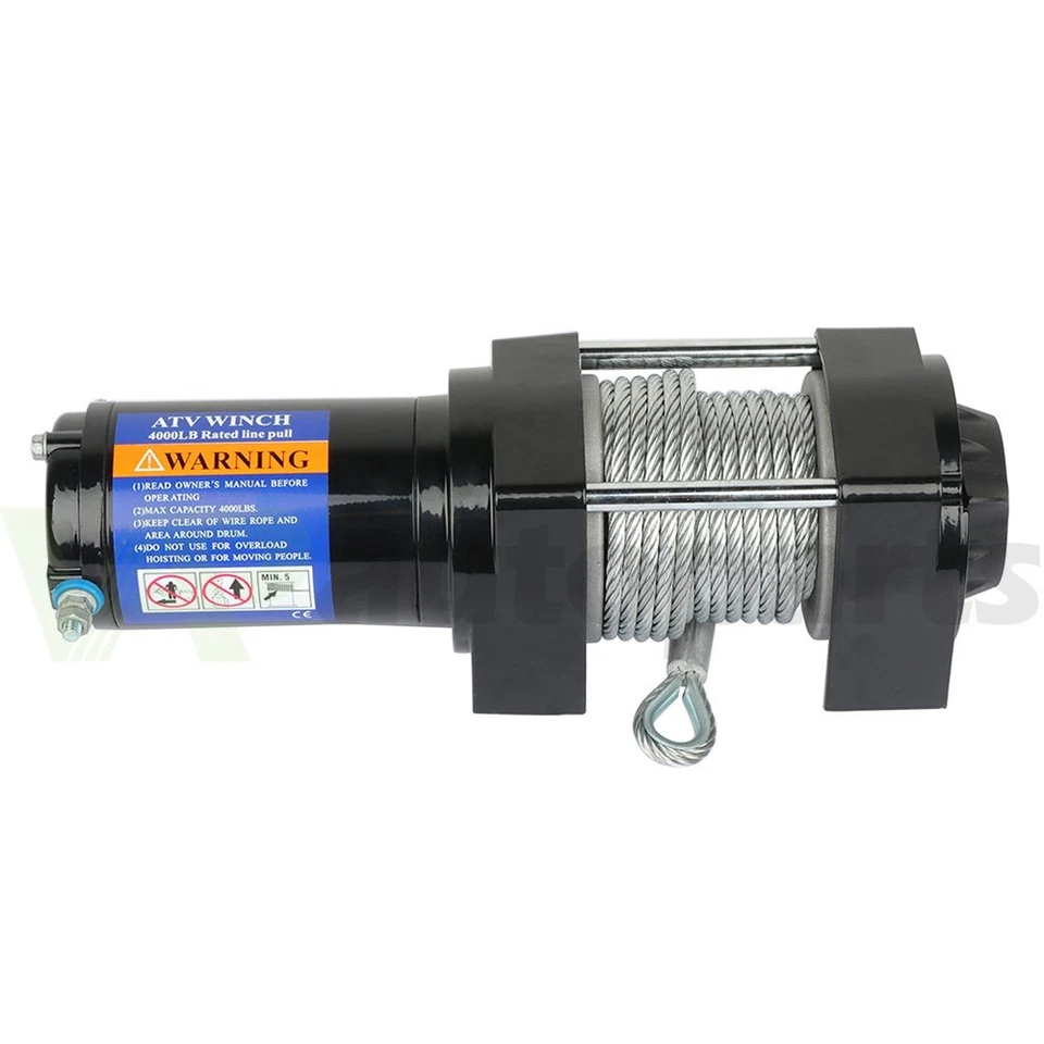 Guincho elétrico 4000 lb cabo de aço reboque caminhão 12V para Toyota novas peças estoque EUA - Imagem 2 de 4