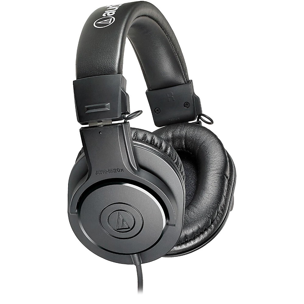 Audio-Technica ATH-M20x Профессиональные студийные мониторные наушники закрытого типа, черные