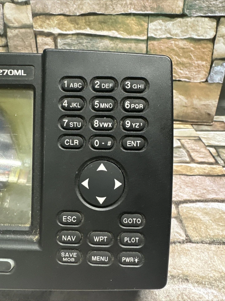 ICOM GP-270ML CHARTPLOTTER  Marine Radar GPS - FOR PARTS  - Image 3 of 4