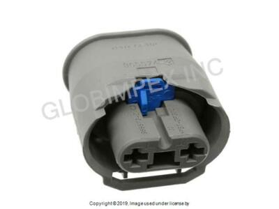 BMW (1987-2013) Electrical Connector - 2-Pin (Gray) GENUINE + 1 YEAR WARRANTY