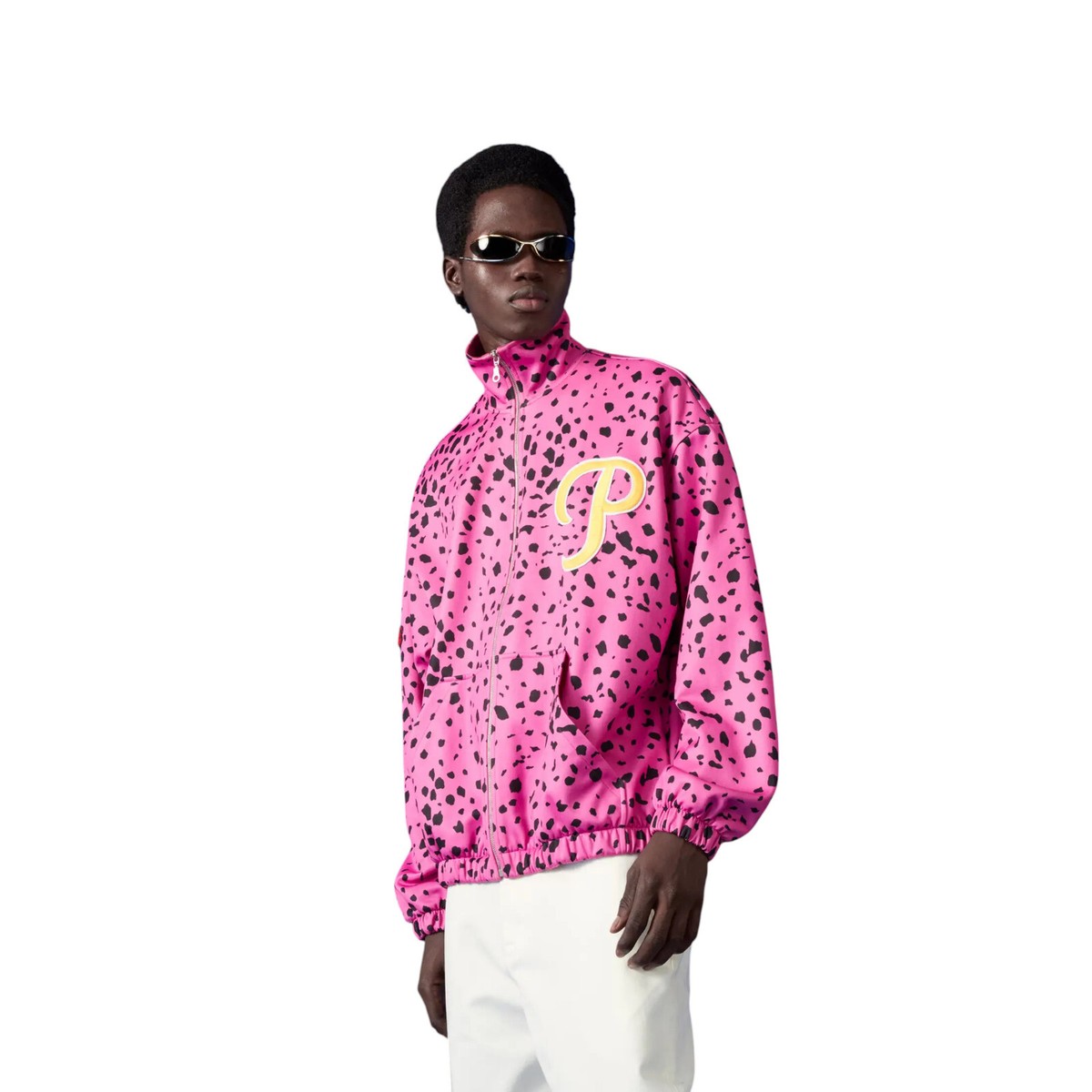 Authentic Men's Gucci Pink MLB Pirates Technical Jersey Jacket