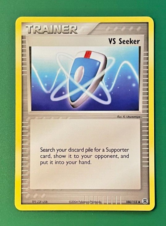 1x Pokemon VS SEEKER Trainer 100/112 Fire Red & Leaf Green - NM