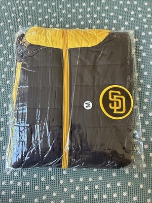 San Diego Padres Puffer Vest - Full Zip MLB Baseball - New - M