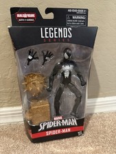 Marvel Legends Black Suit Spider-Man BAF Sandman Action Figure Venom Symbiote