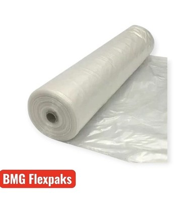 Feuchtigkeitsbeständige Membran klar Polyethylen Folie Rolle DPM 60cm breit x 20 Meter 100G