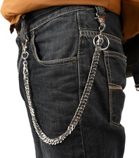 Wallet Chain Heavy Duty Pants Chains Pocket Chain with Lobster Clasps for Wallet