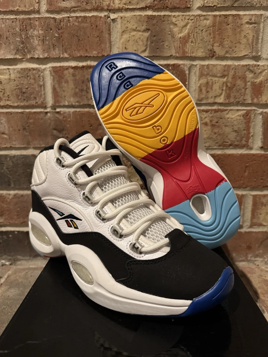 【新品未使用】QUESTION MID　レイカーズカラー　28cm Reebok Question Mid Black Vector Blue for Sale | Authenticity