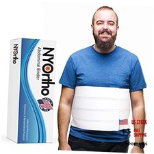 Bariatric Abdominal Binder,12-Inch Wide Elastic 45-60 Inch 4 Panel - 12" High