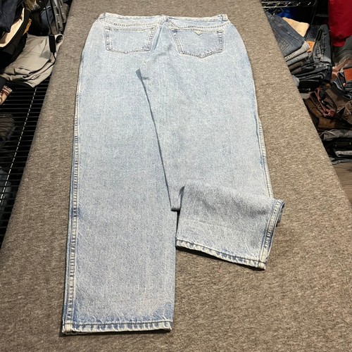 Guess, Vintage Guess Jeans Georges Marciano 40x35 Light Wash Made in USA 10024 Denim
