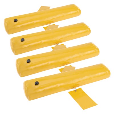 Uimoso Quick Dam Flood Barrier Flood Protection 4 Pack 4FT x 6 in Water Barriers