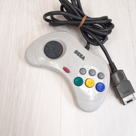 Excellent! Sega Saturn Japanese White console bundle with 2 controllers & cables