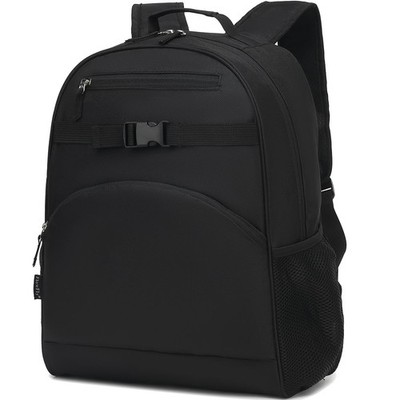 Kids Backpack Toddler Boys Girls Simple Lightweight Bookbag 15 Inch Black