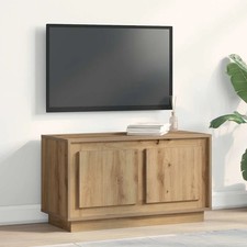 Meuble TV Armoire de Télévision Rangement Intérieur Bois d'Ingénierie vidaXL