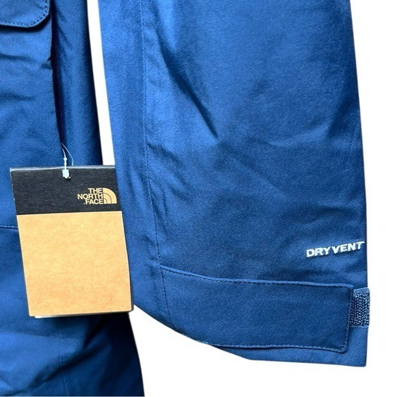 🌻NEW w/tags The North Face City Breeze Rain Parka II (Shady Blue) Womens Small