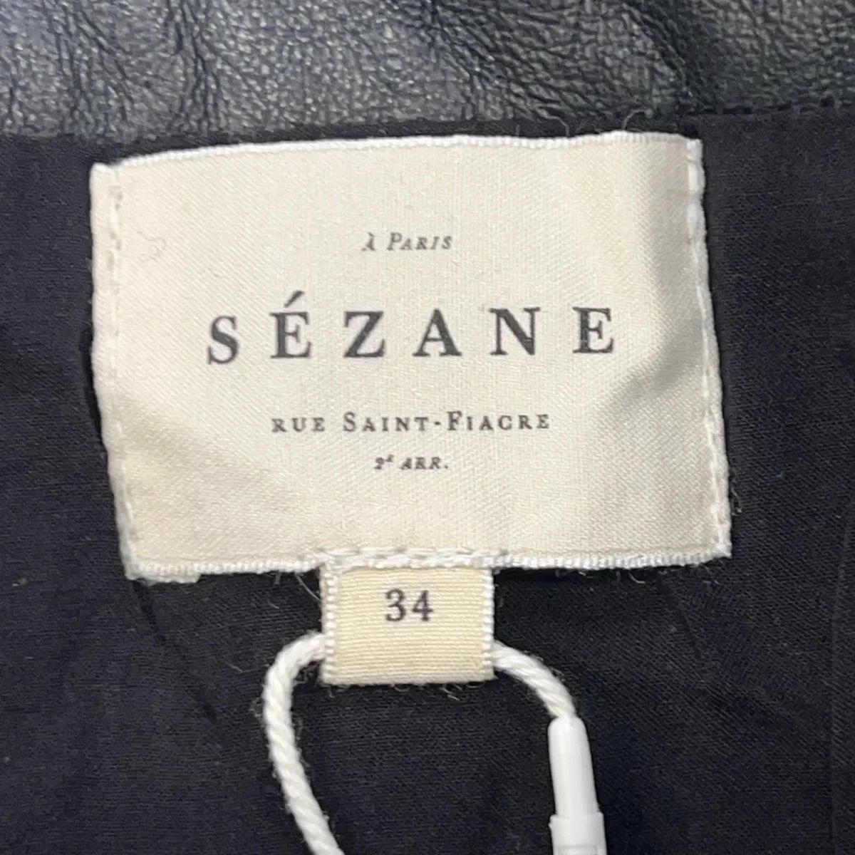 Sézane, Wickelrock, Größe: 34, Schwarz, Leder/Viskose, Einfarbig, Damen #pTv